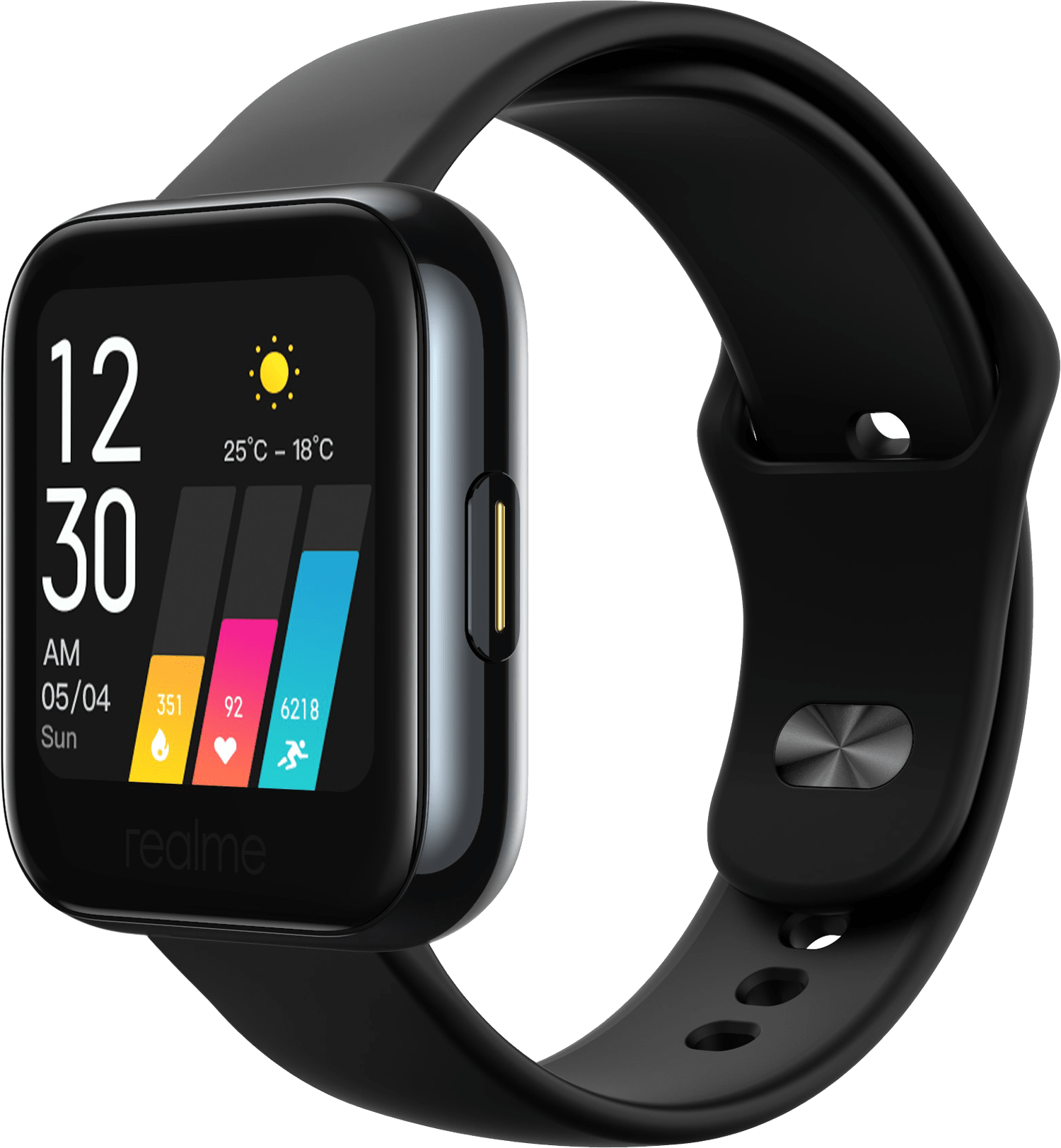 Realme-Smartwatch--Side-Front