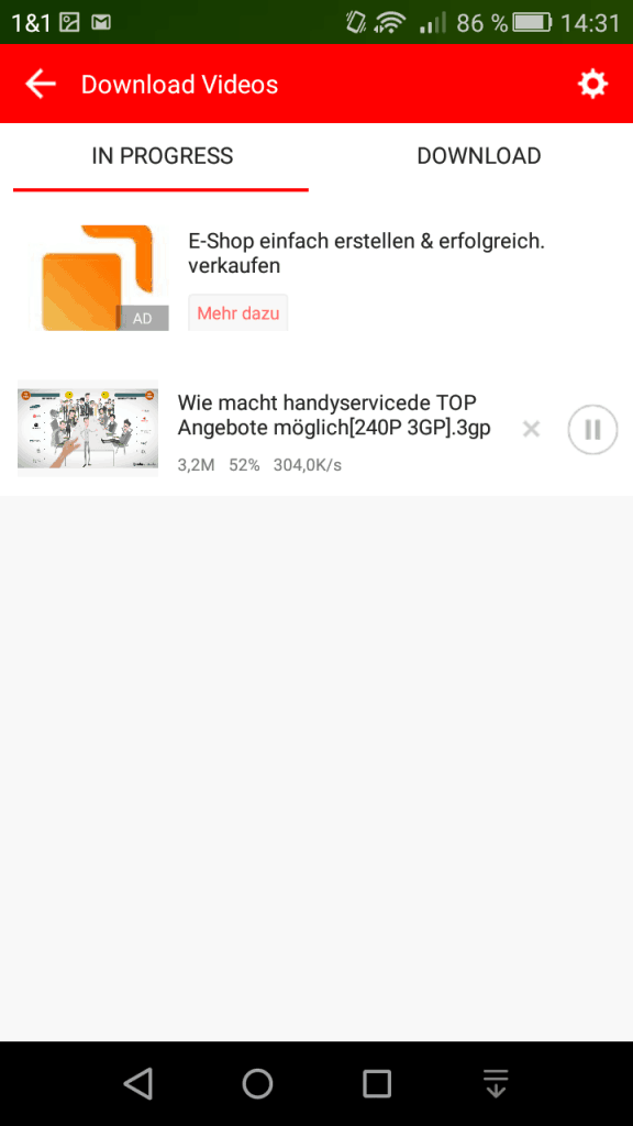 Youtube Videos offline schauen