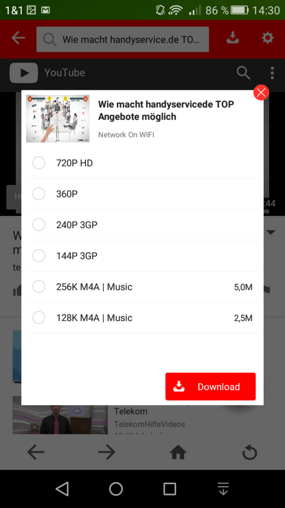 Youtube Videos offline schauen